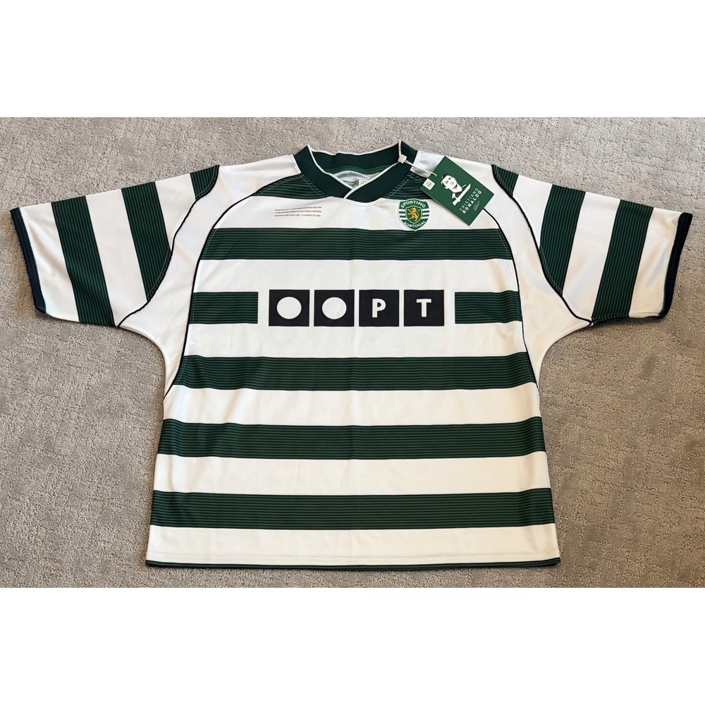 New Sporting CP Lisbon 2002 Christiano Ronaldo Special Edition Jersey XXL NWT